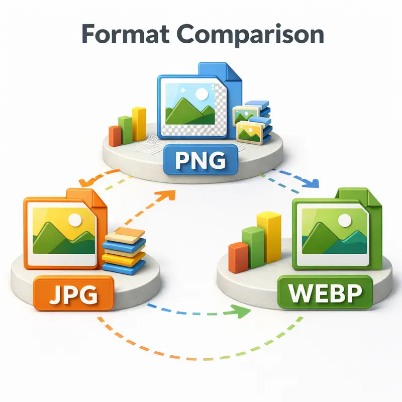 Image compression workflow for optimizing presentation visuals