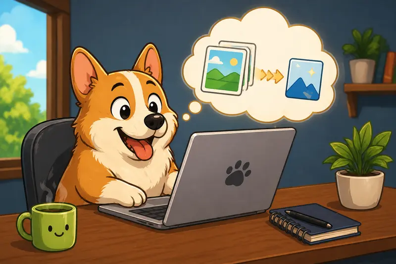 Visual comparison of image formats during change image format online process