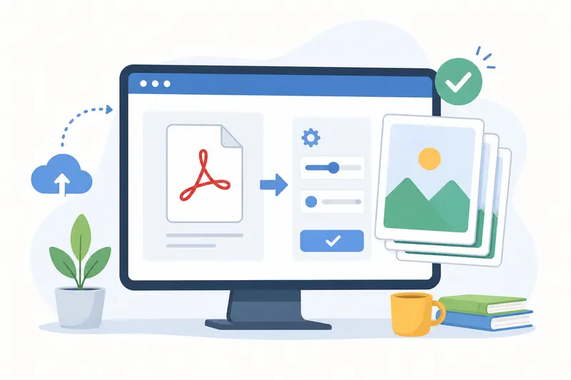 Secure temporary processing concept for turn PDF into JPG document workflows