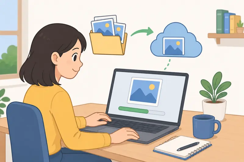Compressed and uncompressed classroom image files compared conceptually