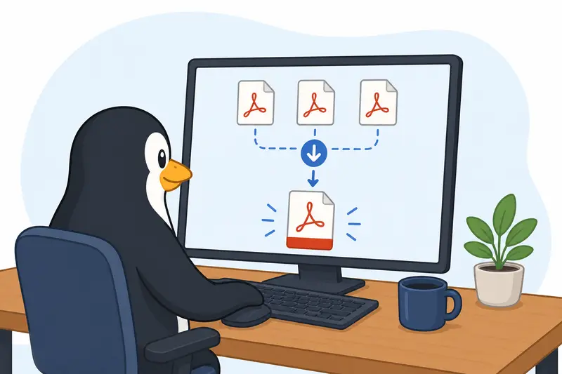 Conceptual image of secure temporary PDF processing and document cleanup workflows