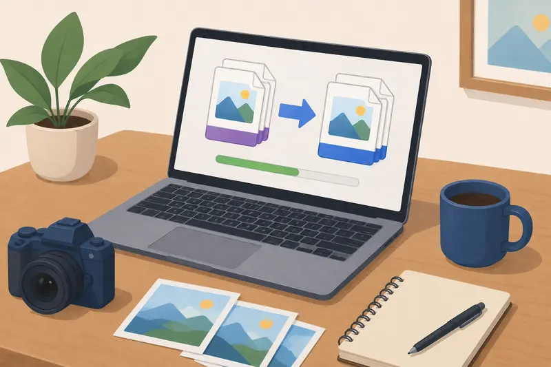 Converted HEIC to JPG files organized for collaborative web publishing
