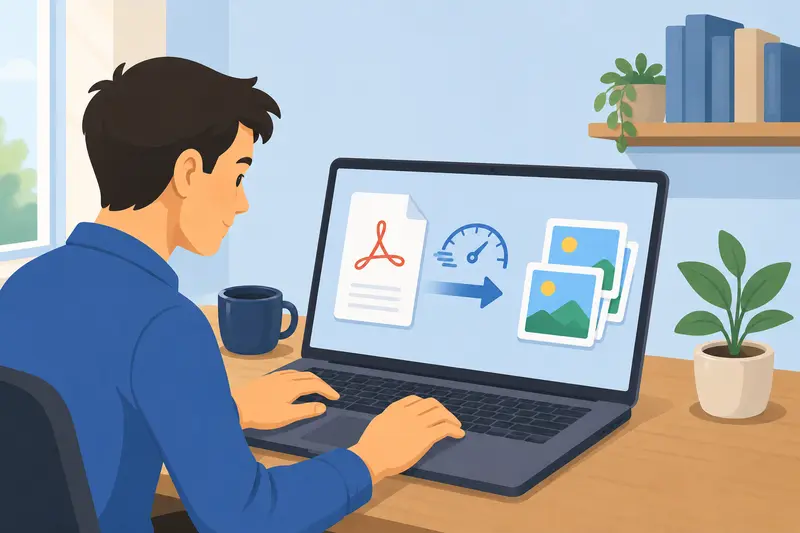 Remote team oriented PDF to JPG converter concept with efficient mobile document handling