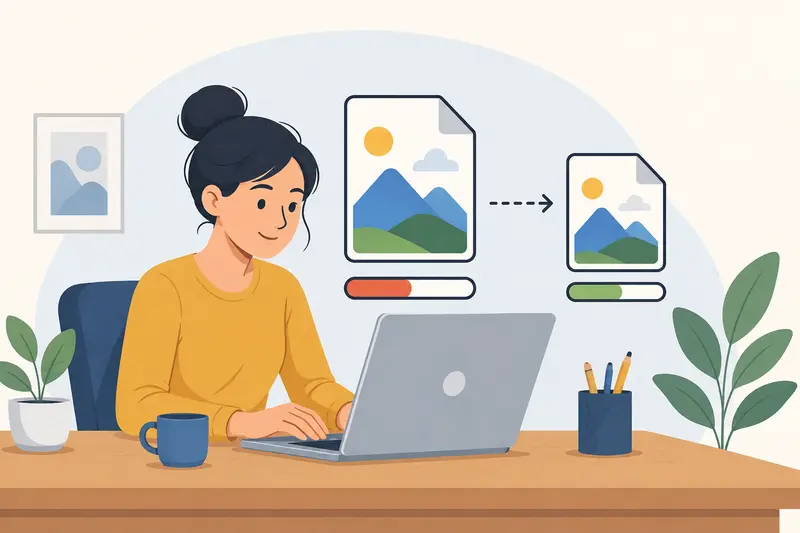 Optimize images for web workflow on browser for remote teams