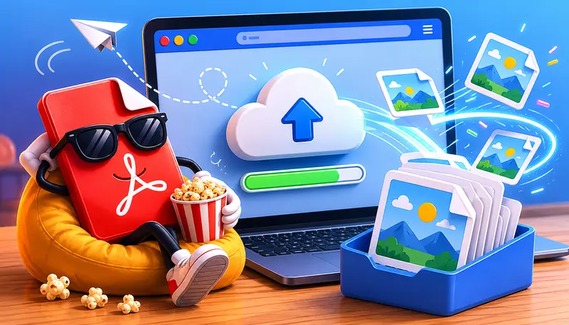 Freelancer converting multi-page PDF documents into JPG image files online