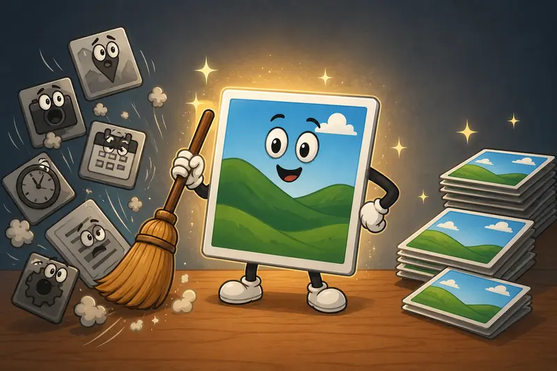 Workflow showing remove metadata before sharing design assets