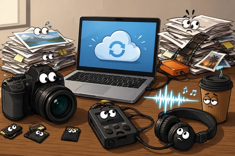 Conceptual workflow showing audio format converter online processing media files in a browser environment