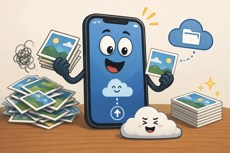 Compressed PNG workflow across mobile sharing and cloud upload tasks
