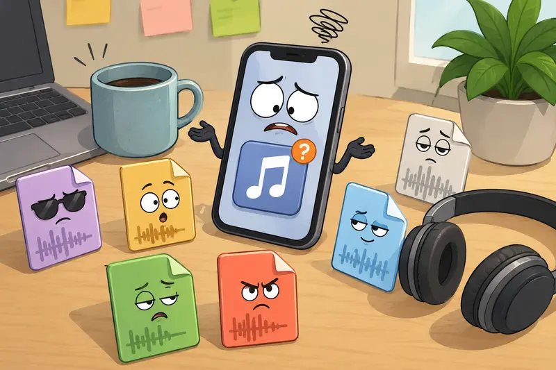 iPhone audio format converter online workflow with cloud-based file transformation