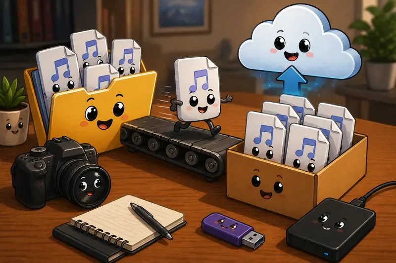 AAC to MP3 converter backup process with protected audio files for client projects