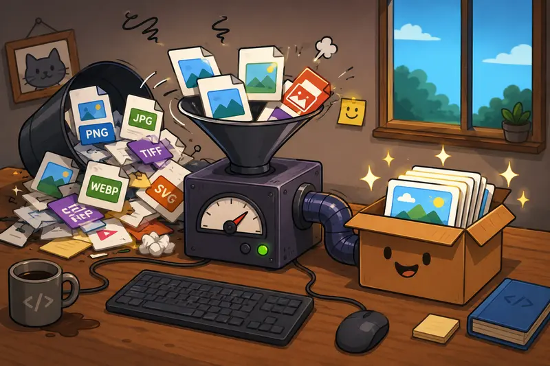 Developer workflow using convert image formats tools for optimized client delivery