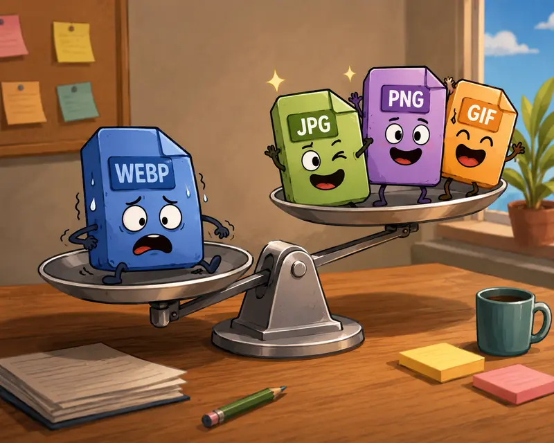 Illustration showing different image formats moving through remote collaboration workflows
