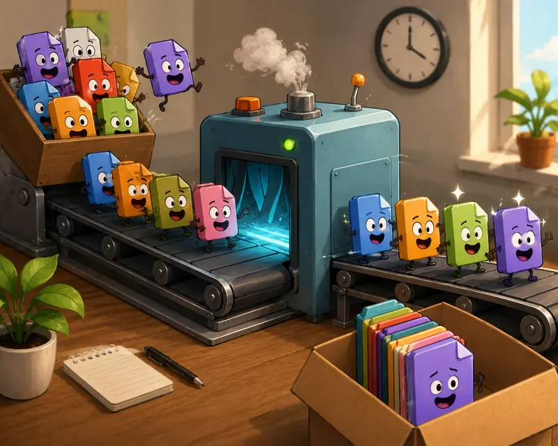 Batch image format conversion process for distributed teams handling large media libraries
