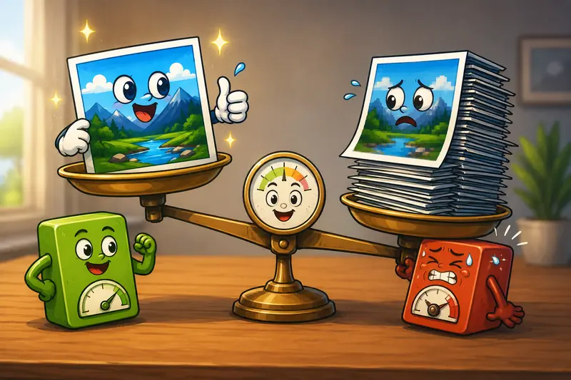 Organized digital workflow with compressed images and secure file sharing