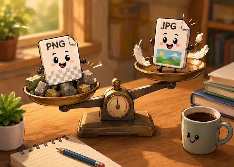 Educational file management concept with organized converted image collections