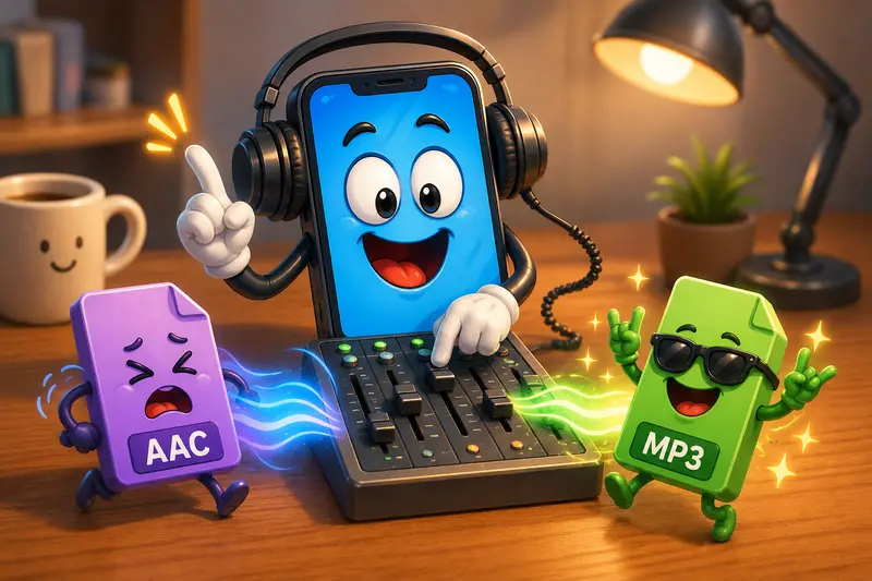 Secure temporary audio processing and file cleanup concept