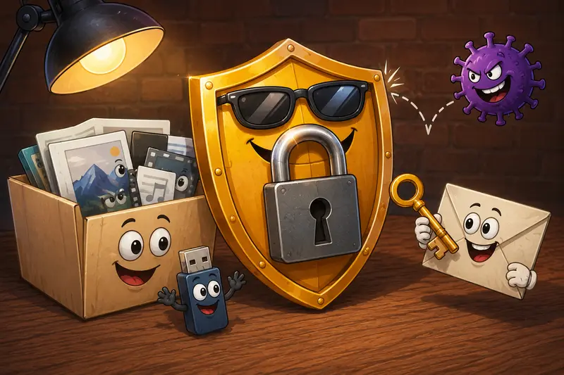Encrypted file package moving safely between photographer and client