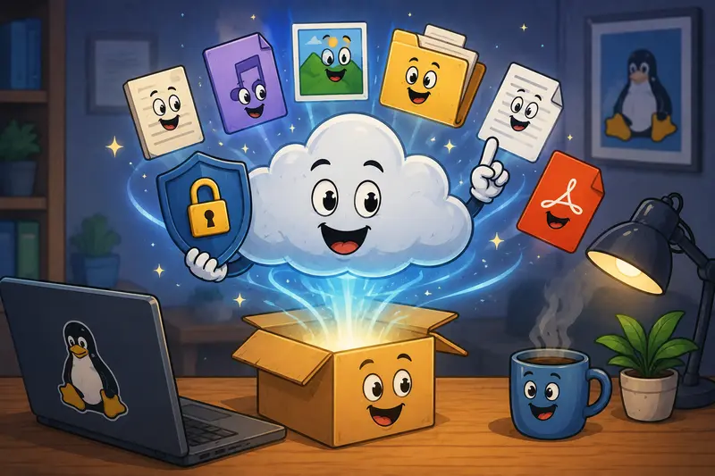 Protected files stored securely after password encryption workflow