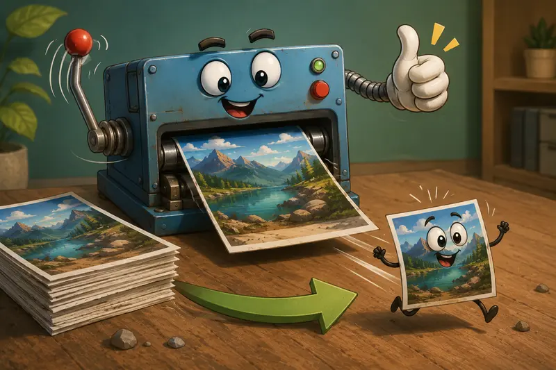 Developer testing reduce image file size results across multiple mobile photos