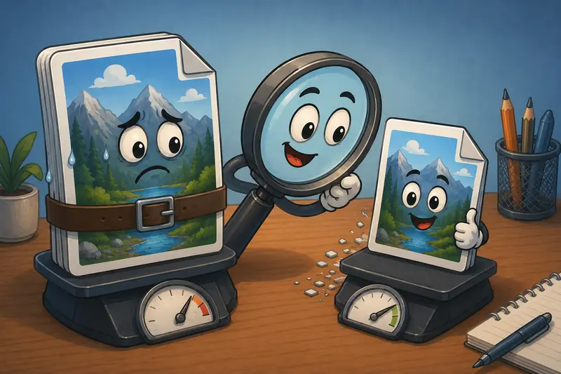 Concept showing optimized image workflow from creation to secure delivery
