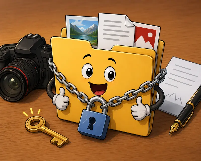 Secure file transfer process showing encrypted documents moving between sender and recipient