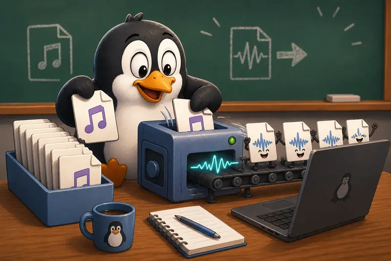 Comparison of compressed MP3 files and uncompressed WAV audio formats