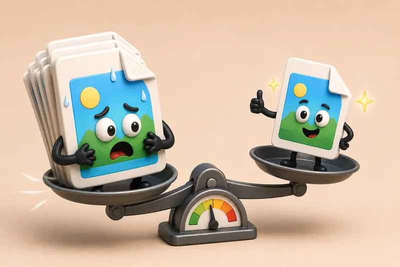 Compress PNG Files workflow on linux for designers